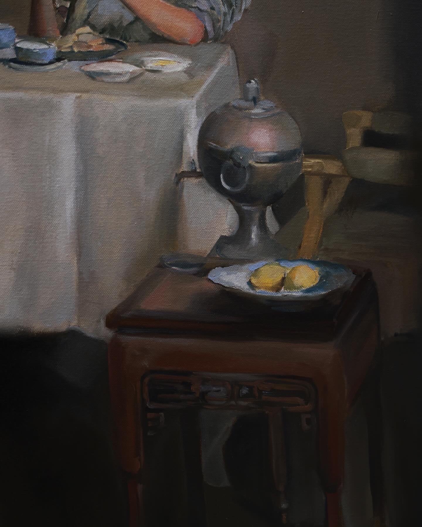 William McGregor Paxton – The Tea Leaves