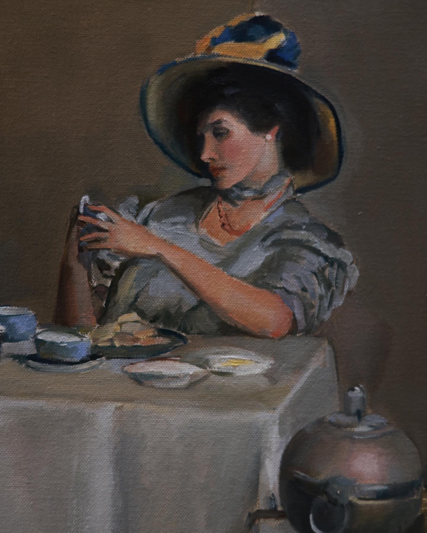 William McGregor Paxton – The Tea Leaves