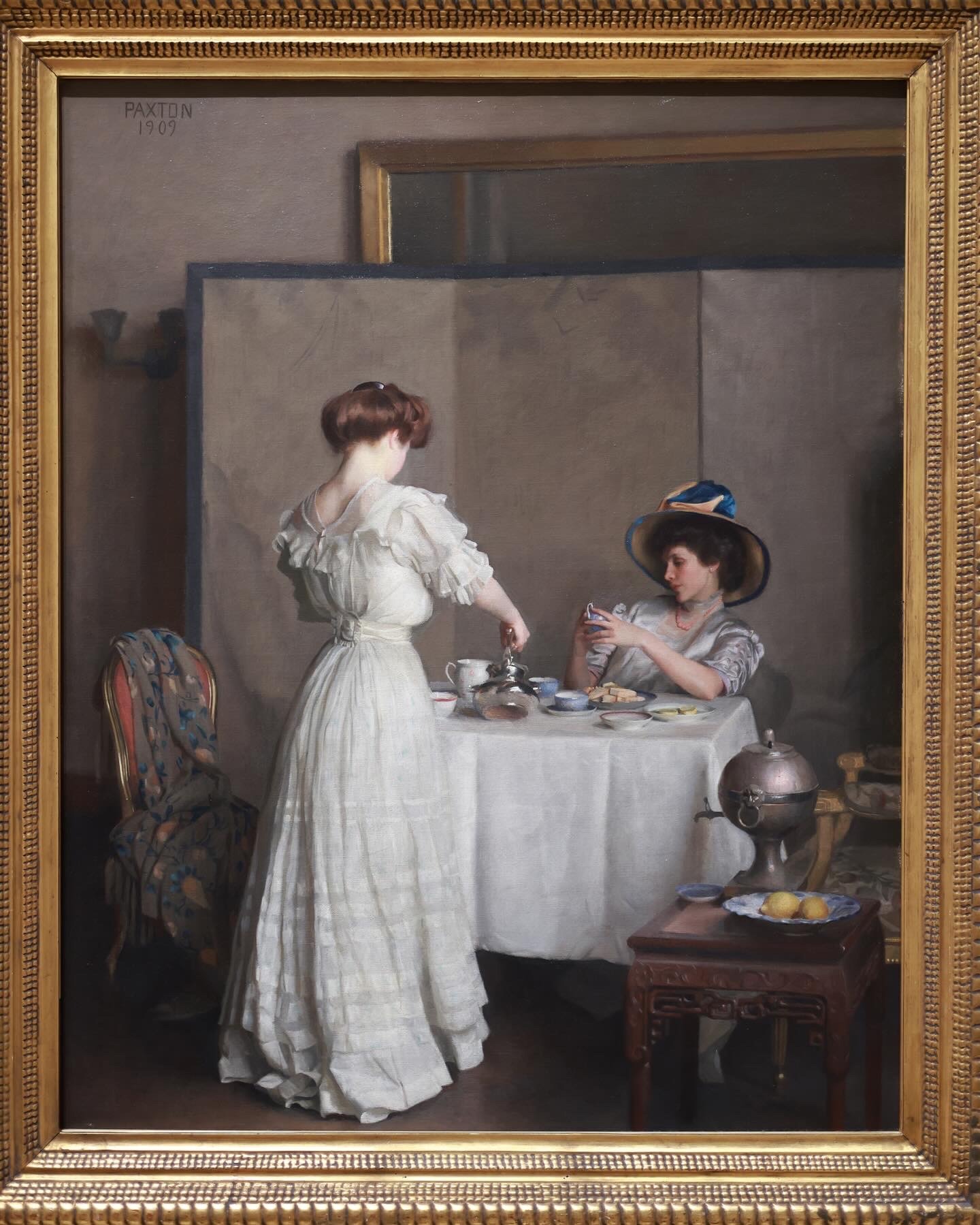 William McGregor Paxton – The Tea Leaves