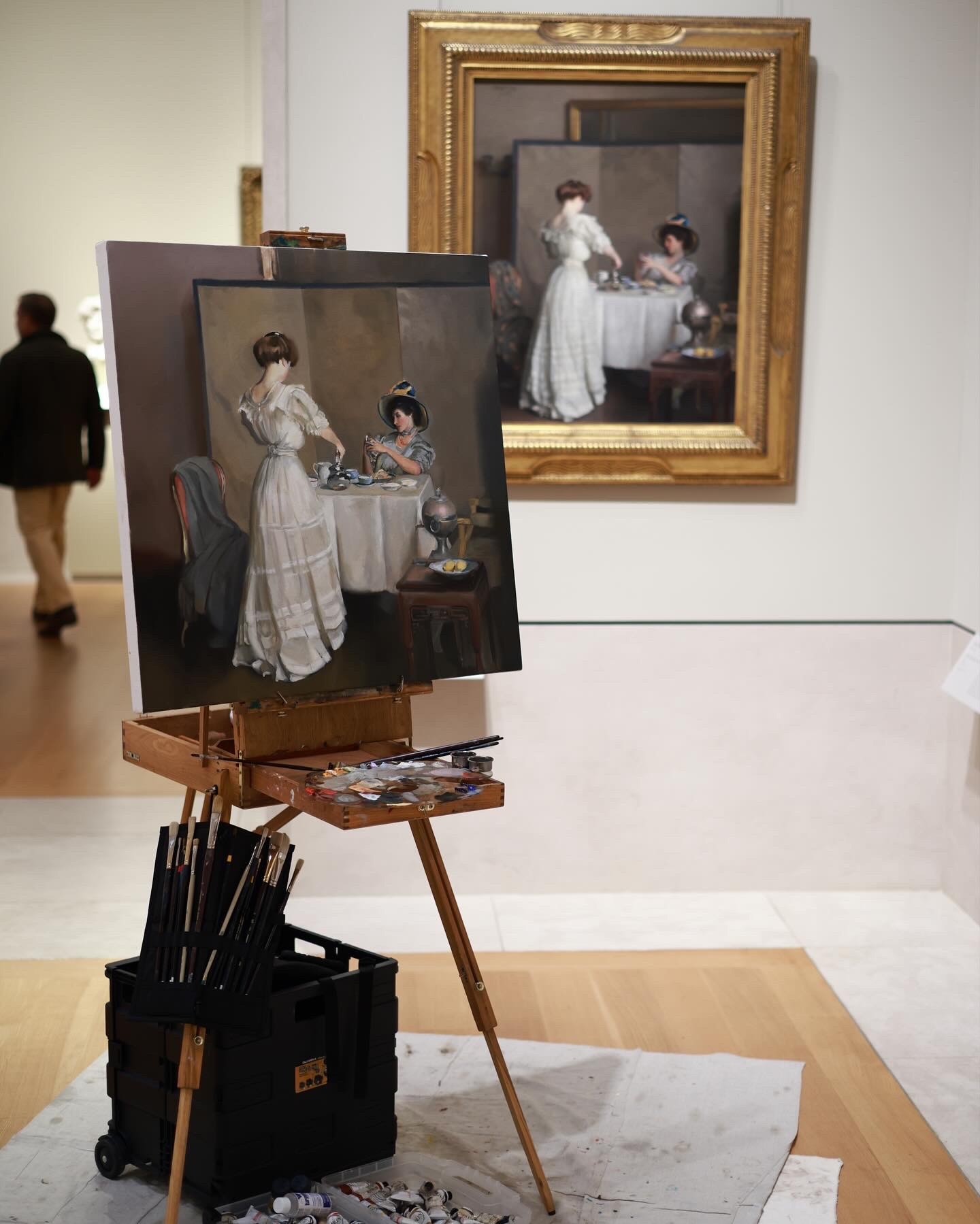 William McGregor Paxton – The Tea Leaves